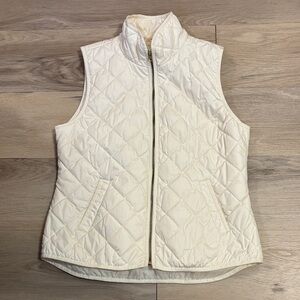Old Navy Cream Quilted Vest